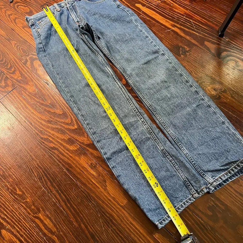 Levi's 29x32 505 Straight Leg Jeans Blue Denim Classic